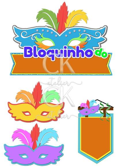 Topo de Bolo Carnaval