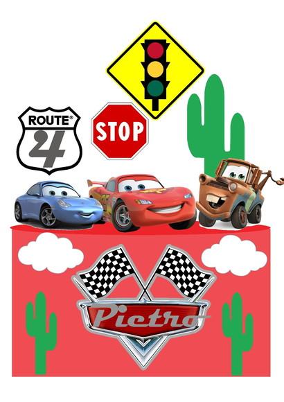 Topo de Bolo Carros