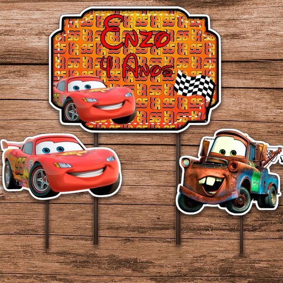 Topo de Bolo Carros