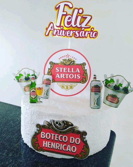 Topo de Bolo CERVEJA