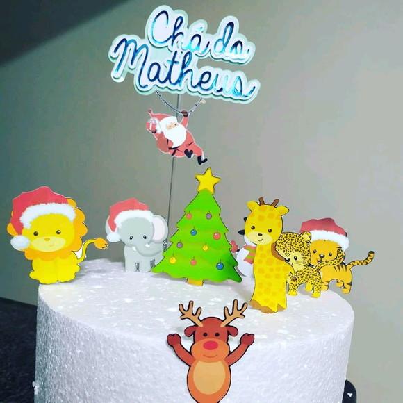 Topo de Bolo Chá de bebe