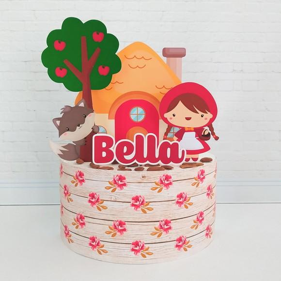 Topo de Bolo Chapeuzinho Vermelho