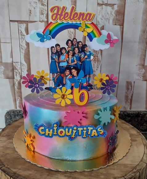 Topo de Bolo Chiquititas