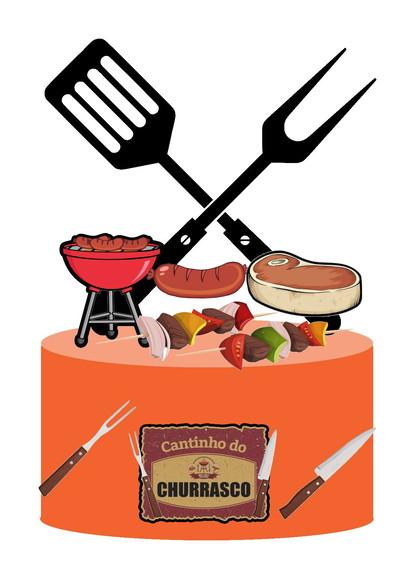 Topo de Bolo Churrasco