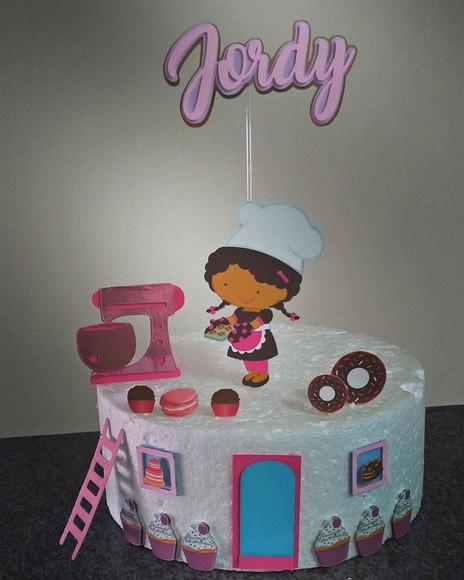 Topo de Bolo Confeitaria