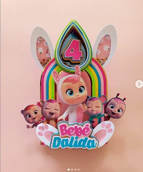 Topo de Bolo Cry Babies