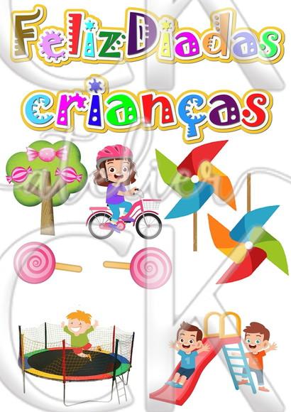 Topo de Bolo dia das crianças