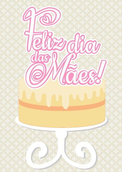 Topo de Bolo dia das mães