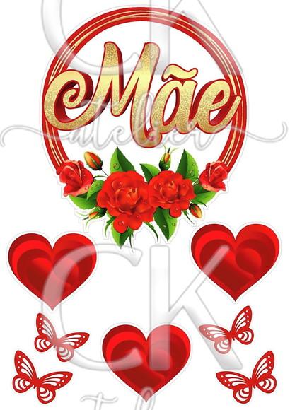 Topo de Bolo Dia das Mães