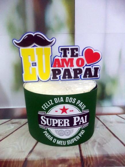 Topo de Bolo dia dos pais