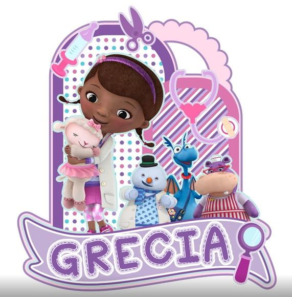 Topo de Bolo Doutora Brinquedos
