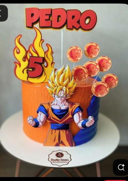 Topo de Bolo Dragon Ball Z