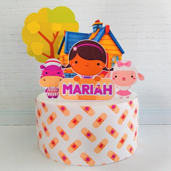 Topo de Bolo Doutora Brinquedos