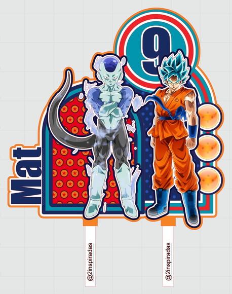 Topo de Bolo Dragon Ball Z