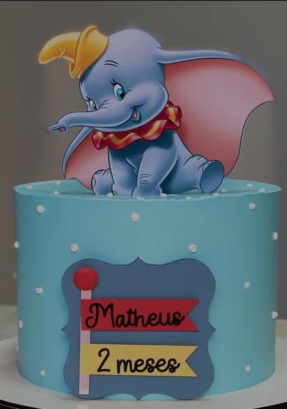 Topo de Bolo Dumbo