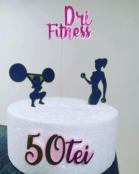 Topo De Bolo Fitness