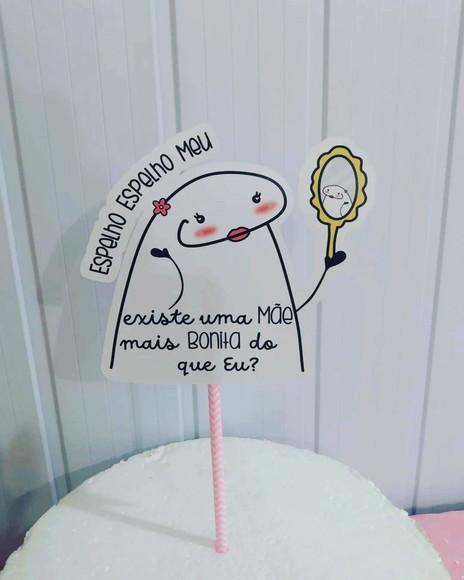 Topo de Bolo Flork mães
