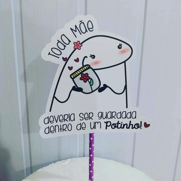 Topo de Bolo Flork mães