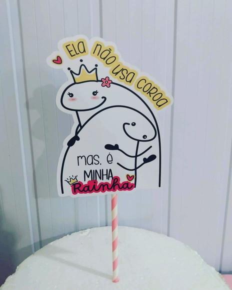 Topo de Bolo Flork mães