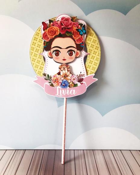 Topo de Bolo Frida