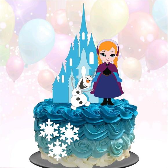 Topo de Bolo Frozen