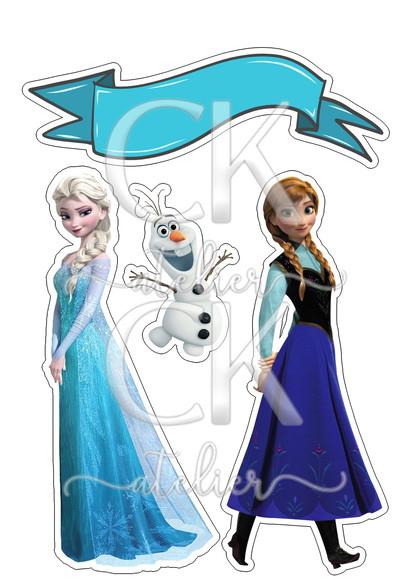 Topo de Bolo Frozen
