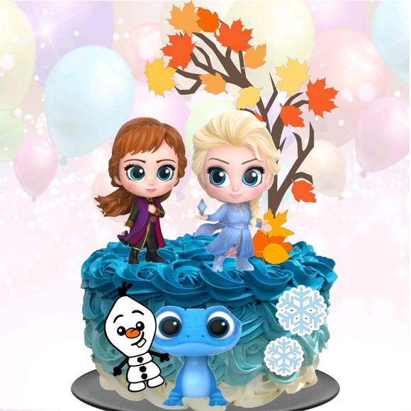 Topo de Bolo Frozen