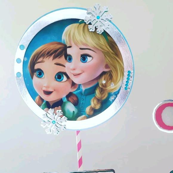 Topo de Bolo Frozen