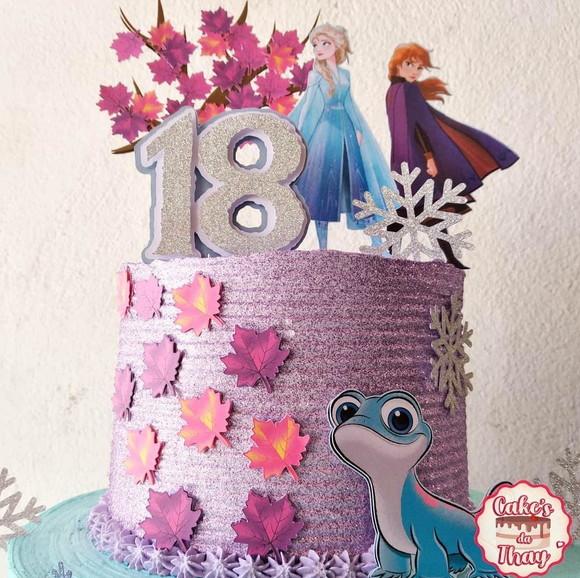 Topo de Bolo Frozen