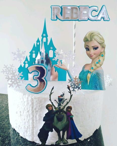 Topo de Bolo Frozen