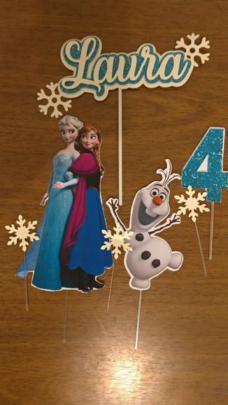 Topo de Bolo Frozen