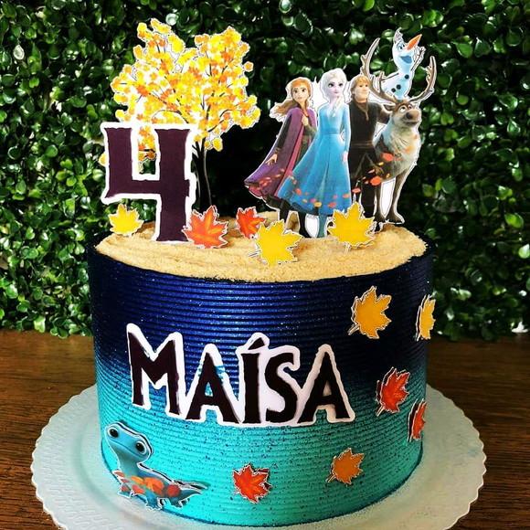 Topo de Bolo Frozen 2