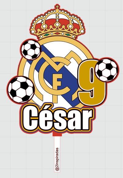 Topo de Bolo Futebol