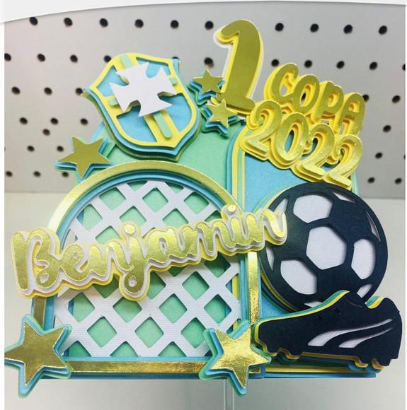 Topo de Bolo Futebol