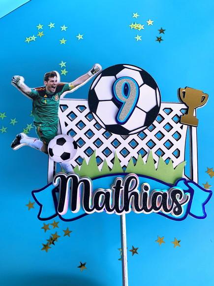 Topo de Bolo Futebol