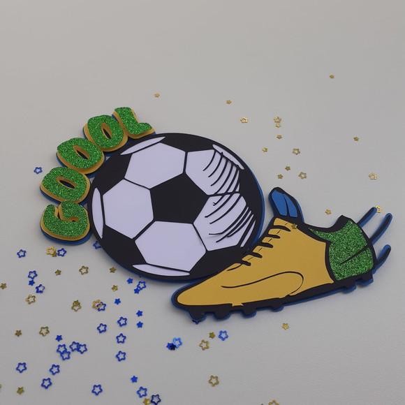 Topo de Bolo Futebol