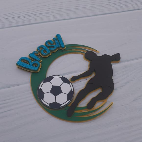 Topo de Bolo Futebol