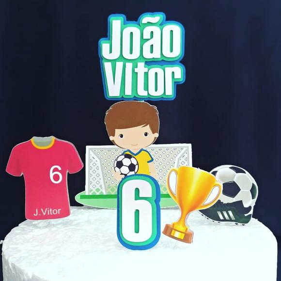 Topo de Bolo Futebol
