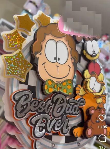 Topo de Bolo Garfield