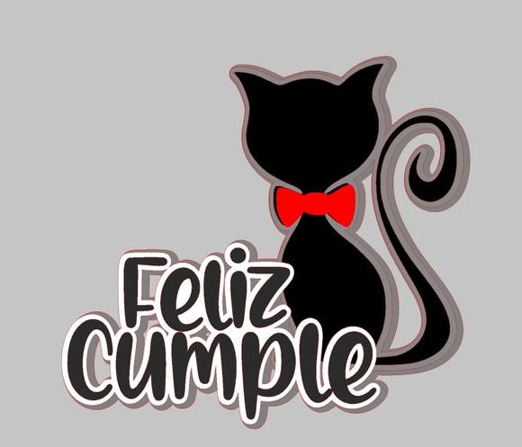 Topo de Bolo Gatinho