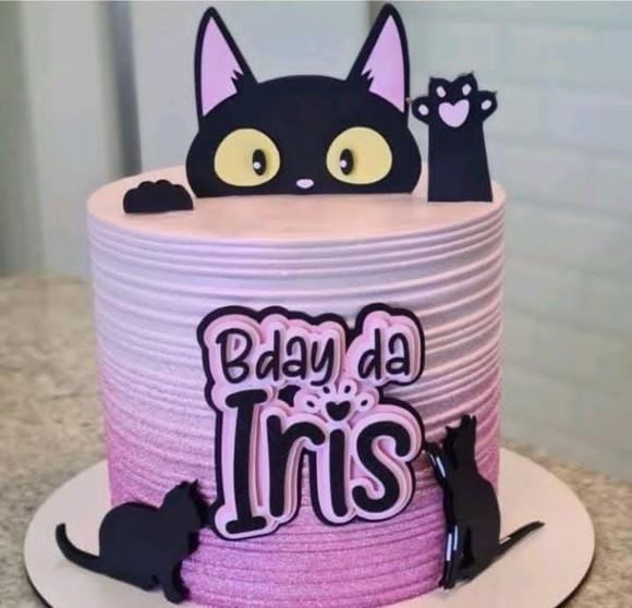 Topo de Bolo Gatinho