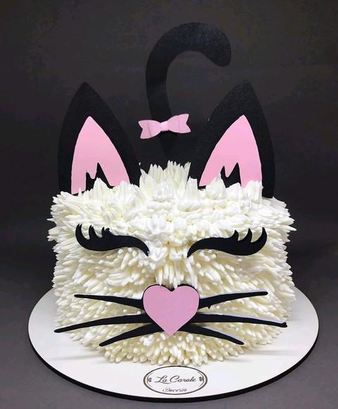 Topo de Bolo gatinho Cute