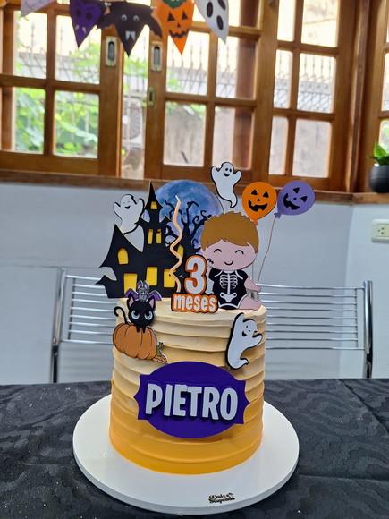 Topo de Bolo Halloween