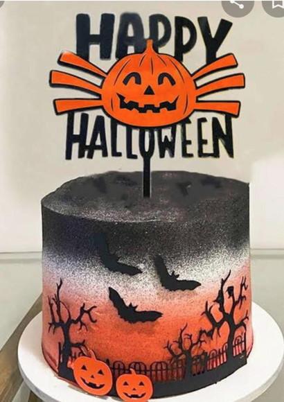 Topo de Bolo Halloween