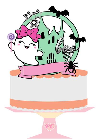 Topo De Bolo Halloween