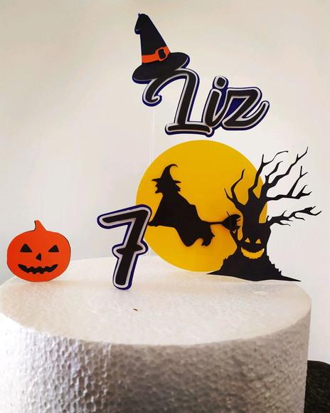 Topo De Bolo Halloween