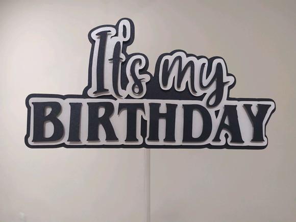 Topo de Bolo happy birthday