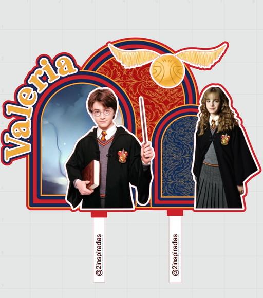 Topo de Bolo Harry Potter
