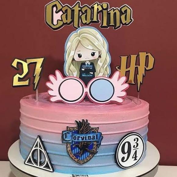 Topo de Bolo Harry Potter