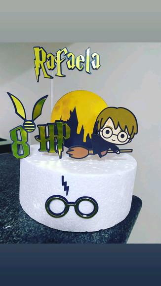 Topo De Bolo Harry Potter